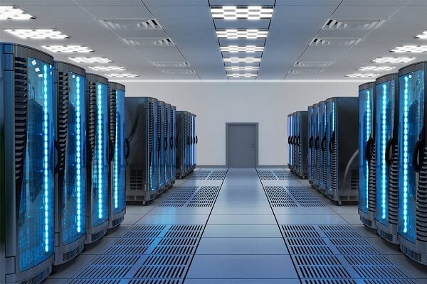 Data center and central servers